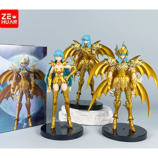 21cm Saint Seiya Mito Pano Metal Corpo Peixes Afrodite 24K/OCE Cavaleiros do Zodíaco action figure boneco