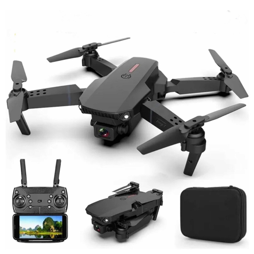 Drone Mini E88 Pro Camera 4k Com 1 Bateria Wi-fi Pro