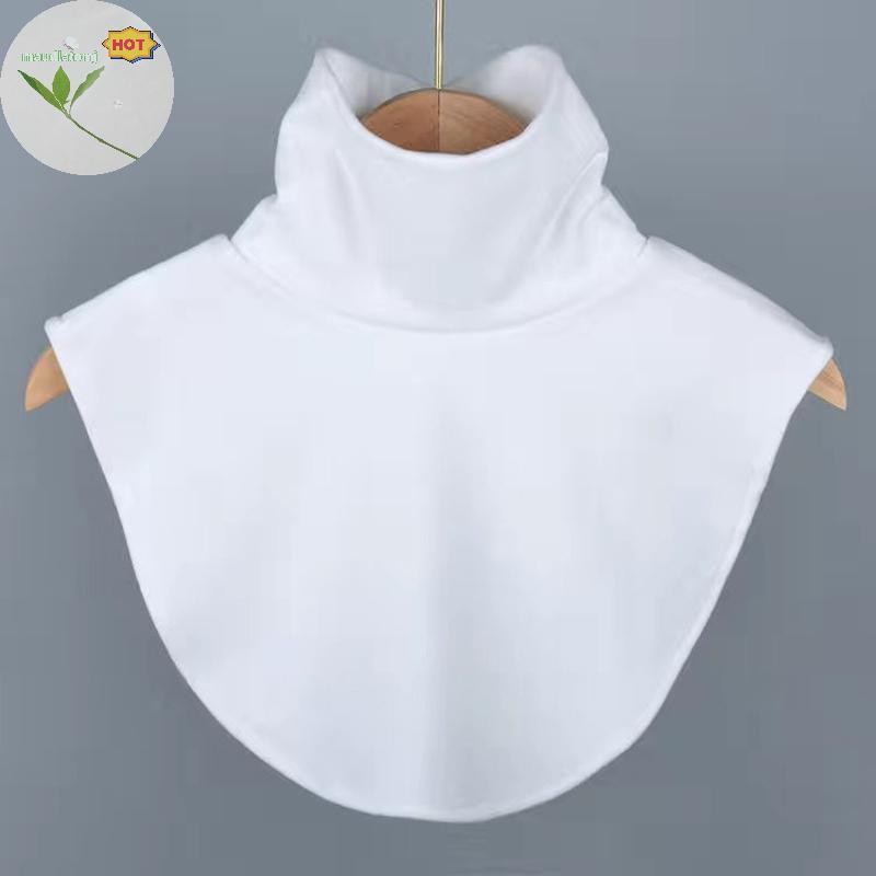Maud Muçulmano Gola Alta Falsa Camisa Feminina Hijab Pescoço Capa Boné ...