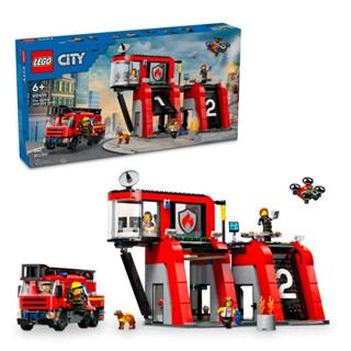 LEGO® City Quartel e Caminhão dos Bombeiros; Conjunto 60414