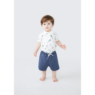 Conjunto Bebê Menino Body Polo Com Shorts Estampado Hering Kids