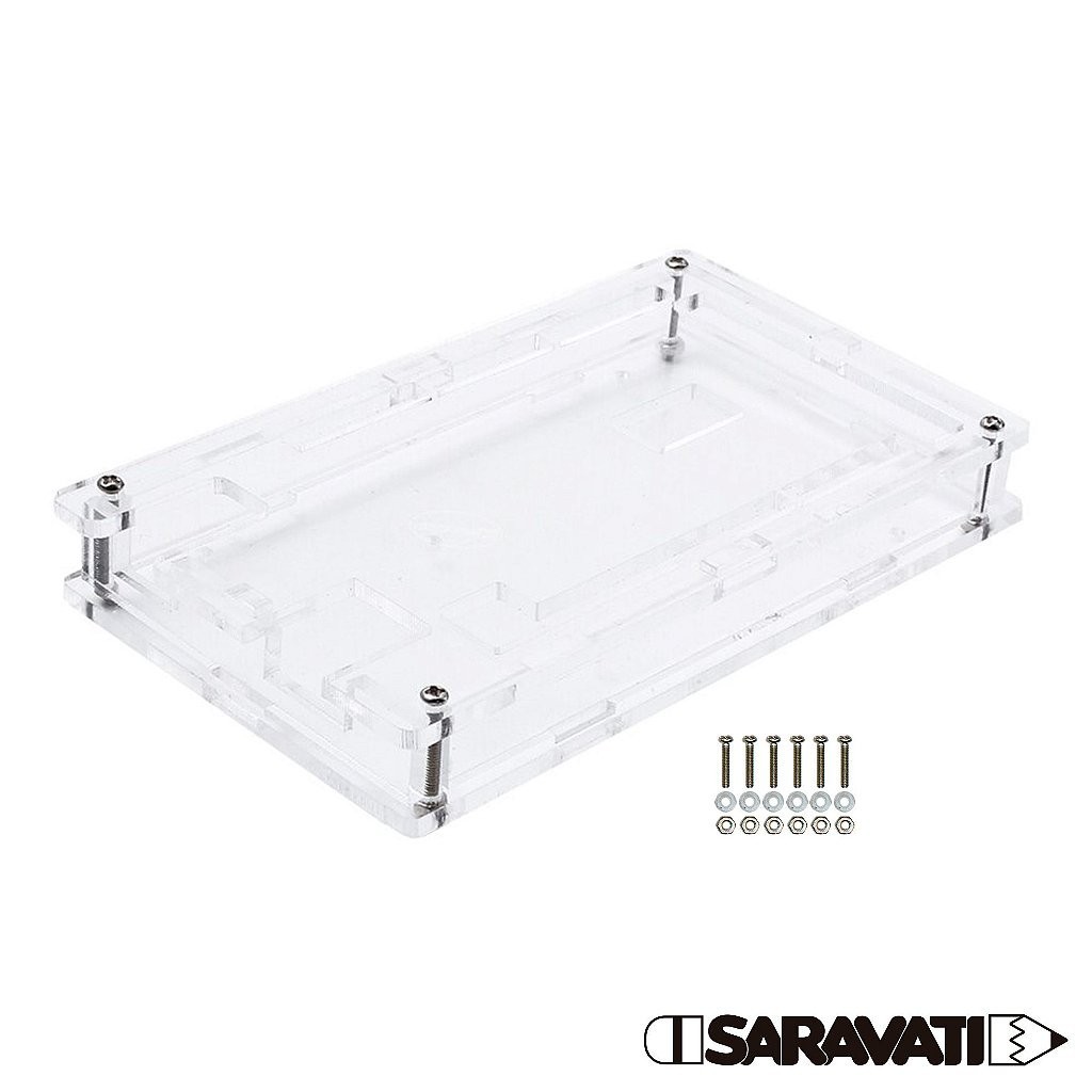 Case Acrílico Transparente Acrylic Box Arduino Mega 2560 R3 | Shopee Brasil