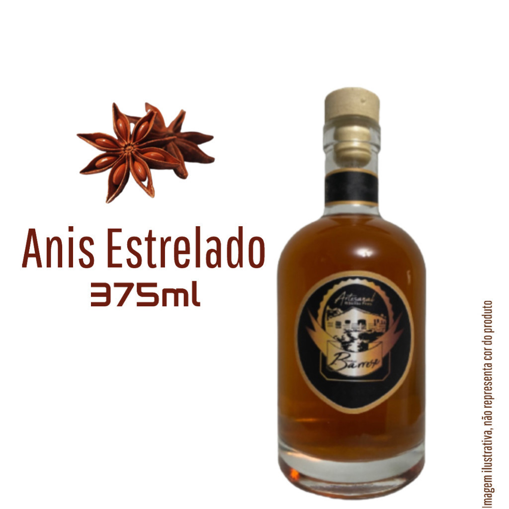 Licor Artesanal de anis estrelado - Grasso 375ml | Shopee Brasil