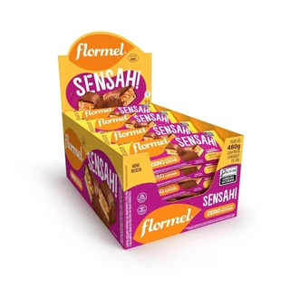 Chocolate Recheado Com Caramelo, Amendoim Sensah! - Display Com 16 Unidades De 30G Cada