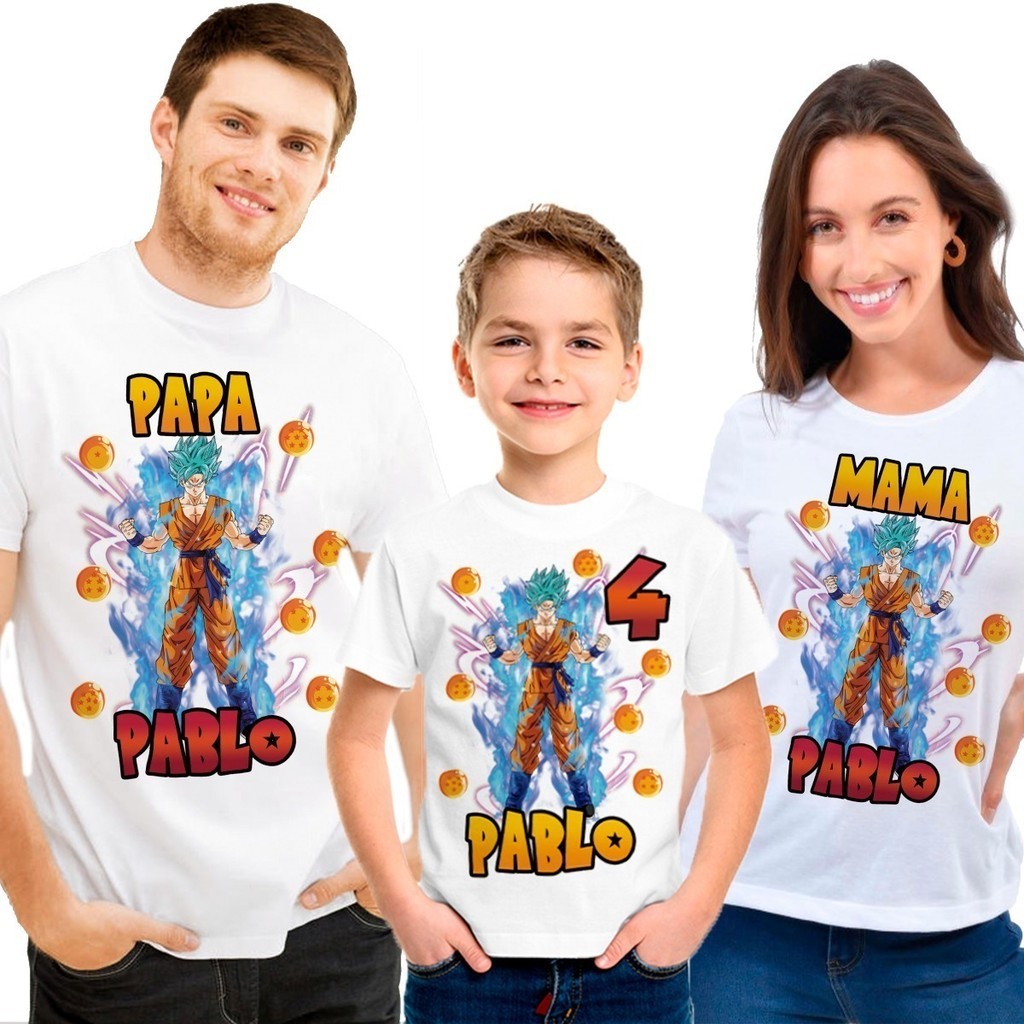 Camisetas personalizadas de dragon ball z online