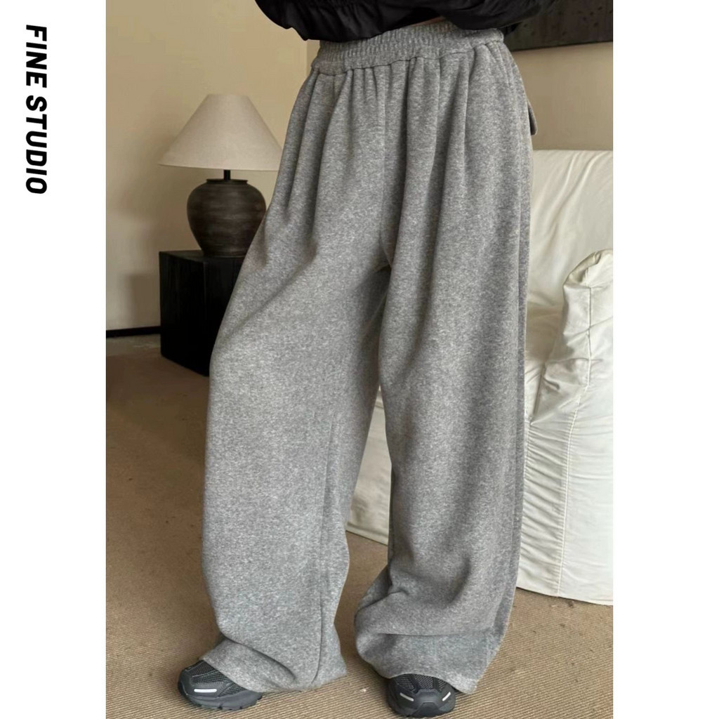 plus Size Casual Pants for Women Petite Cotton And Velvet Thickened Harlan  Pants For Women Autumn And Winter Western Casual Pants Elastic Waist