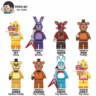 Jogo de brinquedo miniaturas Five Nights at Freddy's bloco de montar coleção de bonecas modelo Presente de aniversário