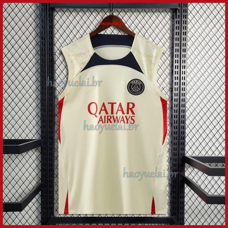 BAL Bege Formação 23/24 Regata Camisa Futebol