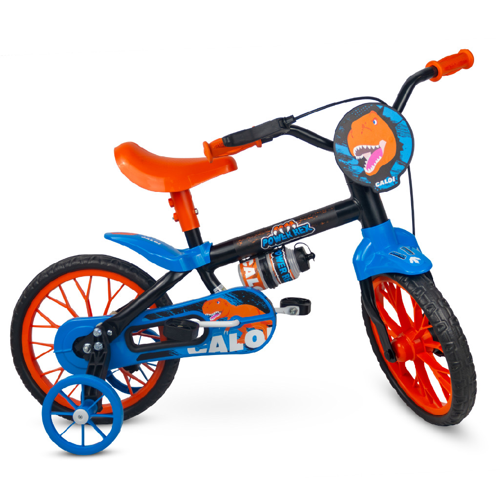 Bicicleta Infantil Aro 12 Meninos Power Rex com Rodinhas - Nathor By ...