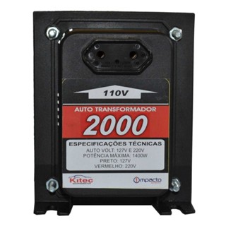 Transformador de voltagem para potência até 1400 watts - ATK2000VAPT - Kitec (110V/220V)