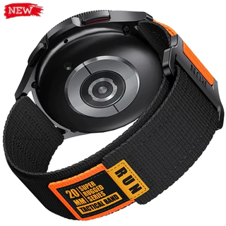 Pulseira Esportiva De Nylon De 20mm 22mm Compatível Com Samsung Galaxy Watch 6 5 4 44 40mm 6 Classe 43 47mm Tática Para HUAWEI gt4