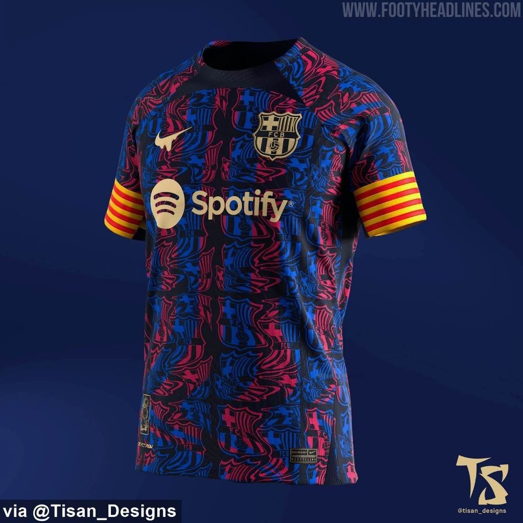 Barcelona 2023/2024 Nova Edição Especial Camiseta De Futebol Masculino