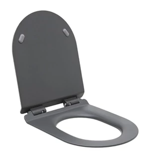 Assento Termofixo com Soft Close para Vaso Sanitário Amazonita Pingoo - Cinza em Oferta na Shopee