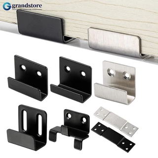 GRANDSTORE 1Pc Código Do Gancho De Aço Inoxidável Mostrador De Telha Cerâmica Fivela Em Forma De U Suporte De Fixação De Parede Com Parafusos C5U7