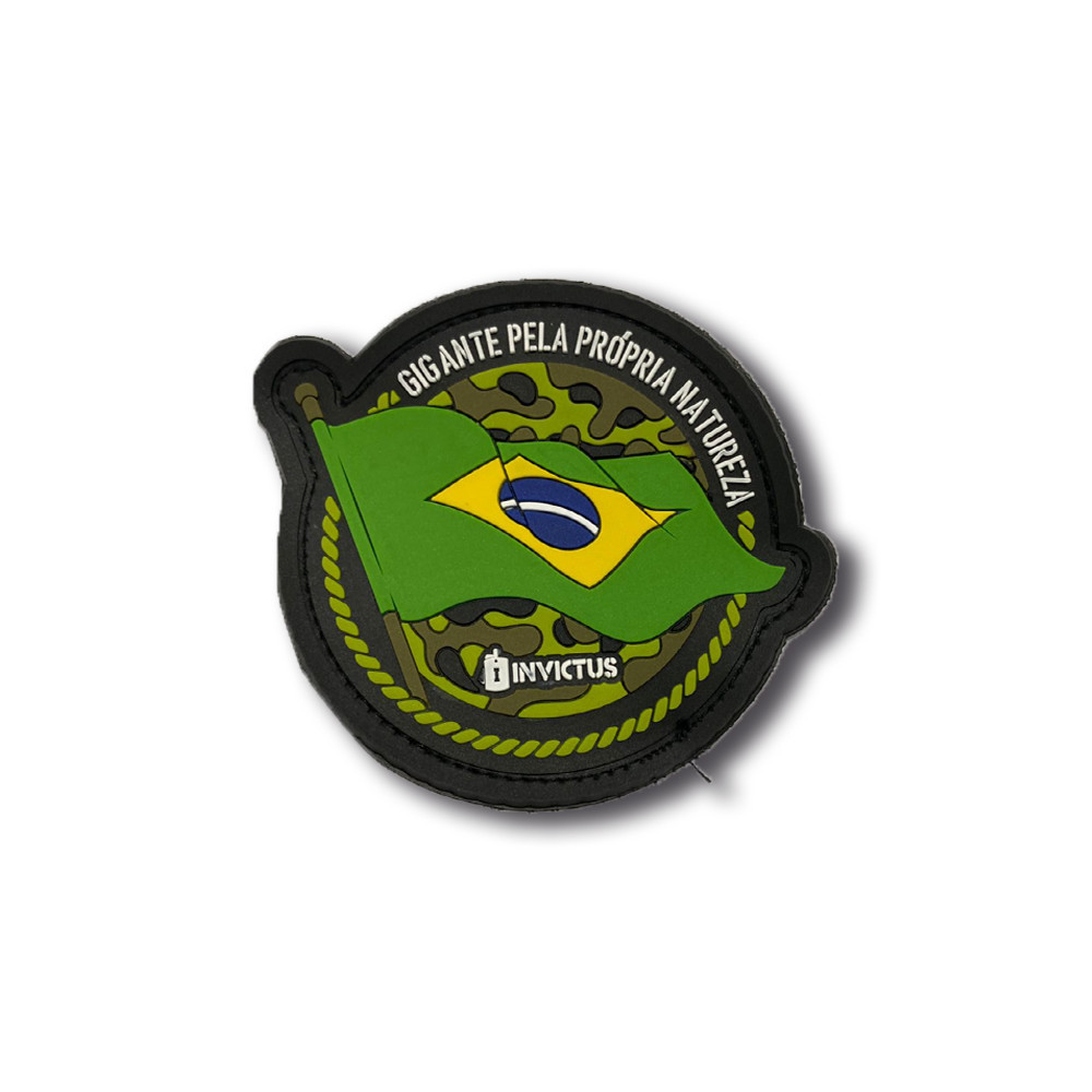 Patch emborrachado Gigante - Invictus | Shopee Brasil