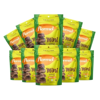 Kit Mini Bombom Com Banana Flormel Zero Açúcar 60G Com 10 Unidades