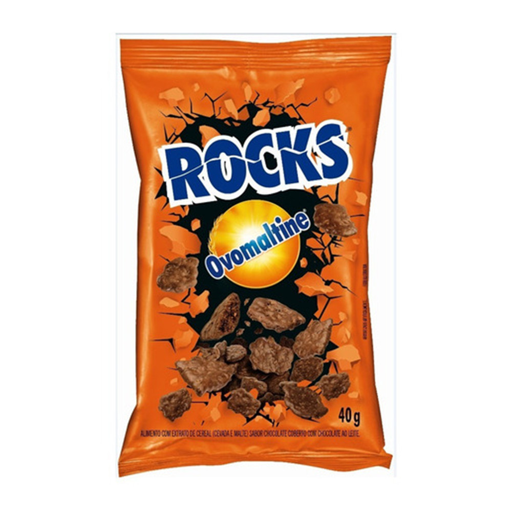 Flocão Rocks Crocante 40g Ovomaltine un | Shopee Brasil