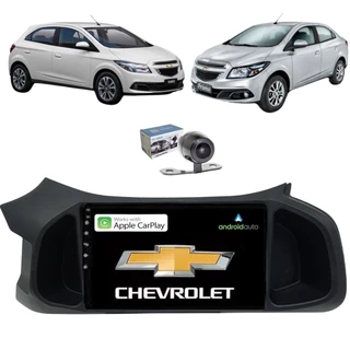 Central Multimídia Carplay 9 Polegadas Touch Bluetooth Chevrolet Onix 2012 até 2019 joy até 2021