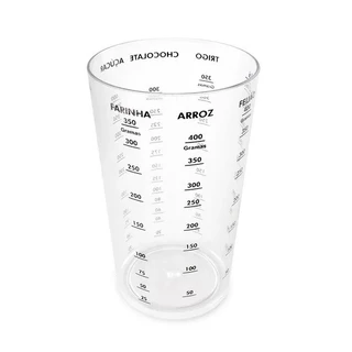 Copo Medidor e Dosador Graduado Acrílico 580ml