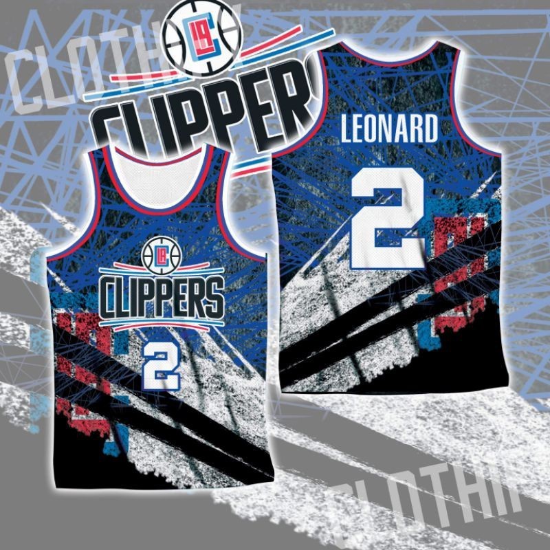 Camisa De Basquete Da NBA Clothify LAC Kawhi Leonard