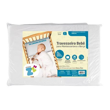 Travesseiro Infantil Criança 2 Anos Para Cama Montessoriana Berço Bebe ...