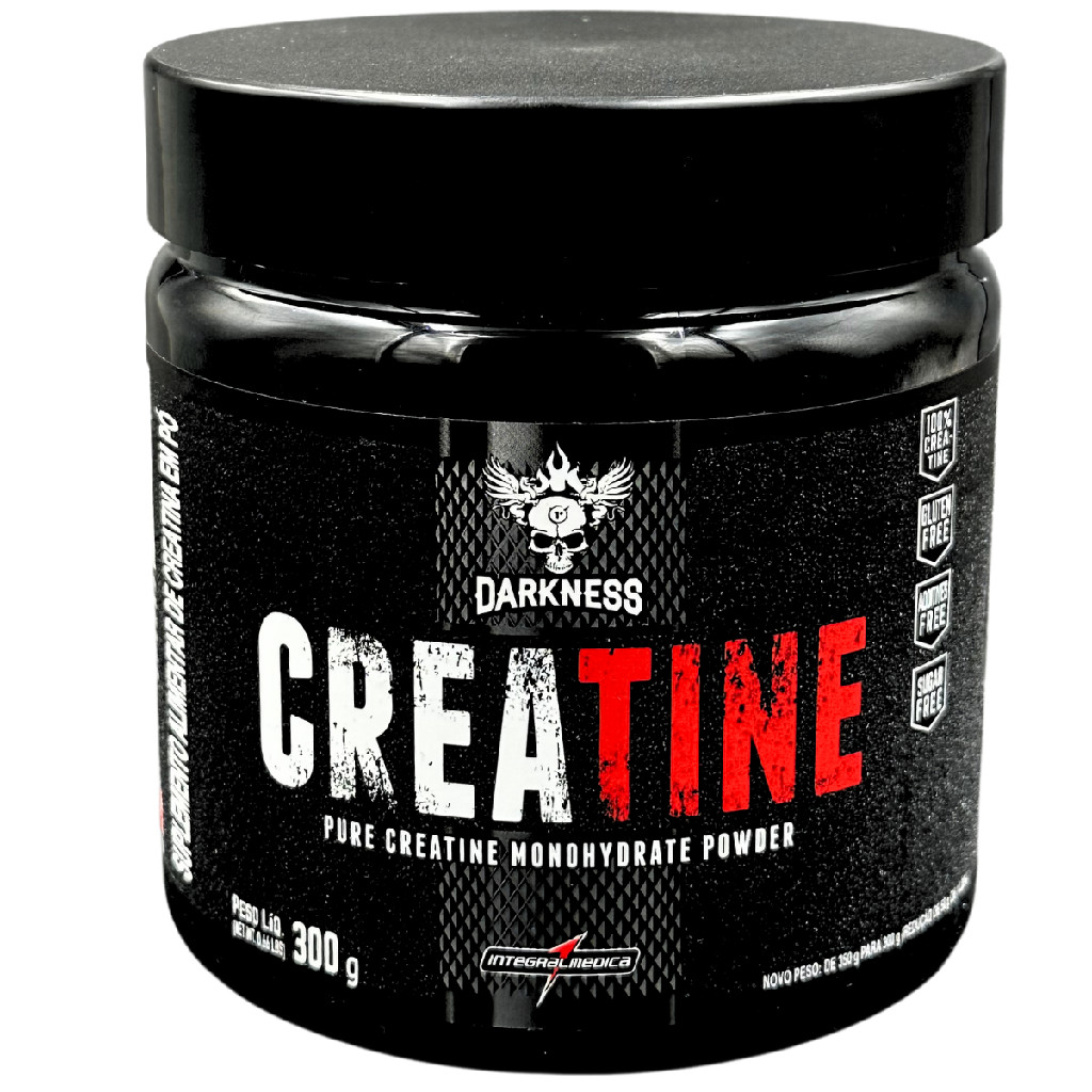 creatina integralmedica 300g darkness monohidratada pura