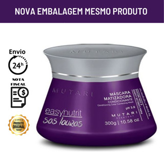 Máscara Matizadora Mutari SOS Louros 300g