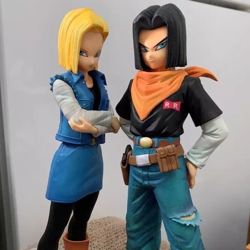 Boneco figura de ação Android 17 18 Dragon Ball Z 24 cm | Shopee Brasil