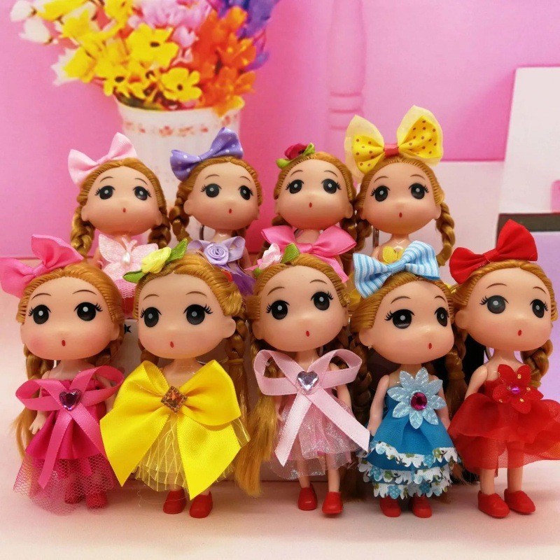 Novo Pingente de 12cm de Saco de Boneca Confusa Pingente de Vinil Doll Girl Toy Pequeno Presente