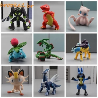 BROOKE1 Brinquedos De Ação Charmander , Figura Starly Thunder Poke-mon , Kids Toy Lucario Weavile Boneca De PVC Greninja Decorativa