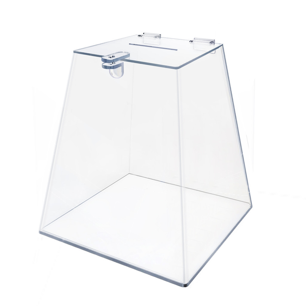 Caixa Urna De Acrilico Para Presente 20x20x12cm