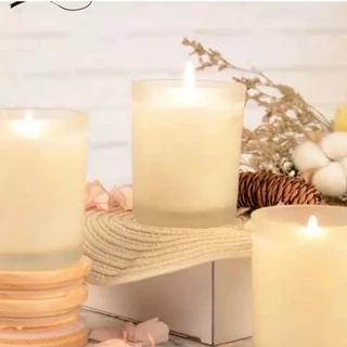 Vela Aromatizada Com Cera Vegetal Copo Fosco Com Tampa