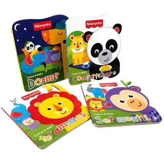 Kit Coleção Como é Bom Fisher Price | 04 Livros | Editora Ciranda Cultural em Oferta na Shopee