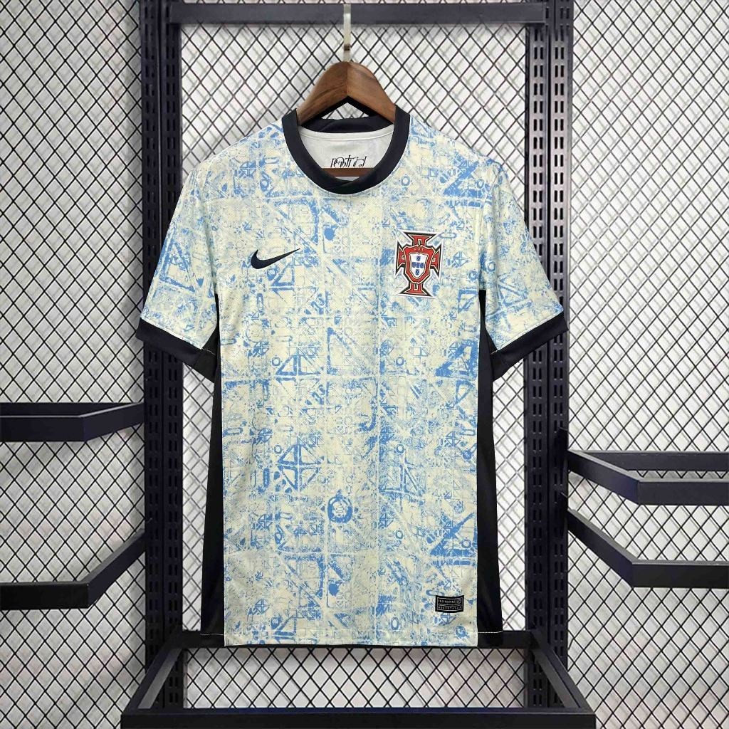 Camisa da equipa 2024 Portugal Away B-S AGME