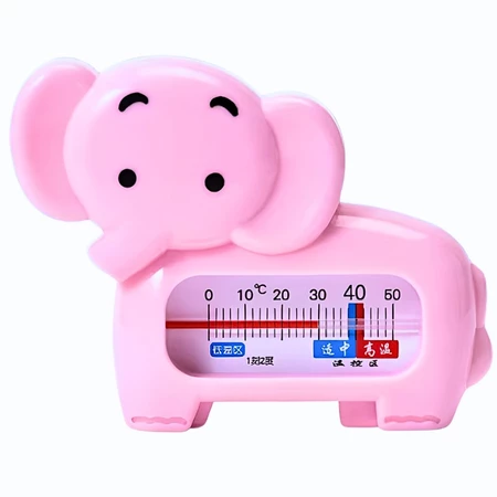 Termômetro de Banho Elefante Infantil Elefantinho Rosa Castela
