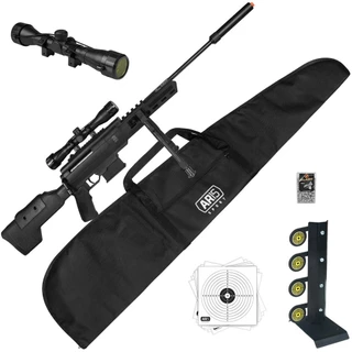 Espingarda/chumbinho5.5 BlackOps Sniper+Alvo Metal AR15SPORT