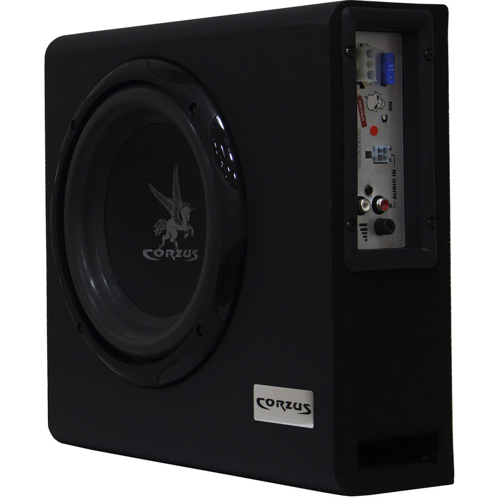 Mini Caixa Automotivo Som Amplificada Subwoofer 8 200W Rms Corzus Cxms ...