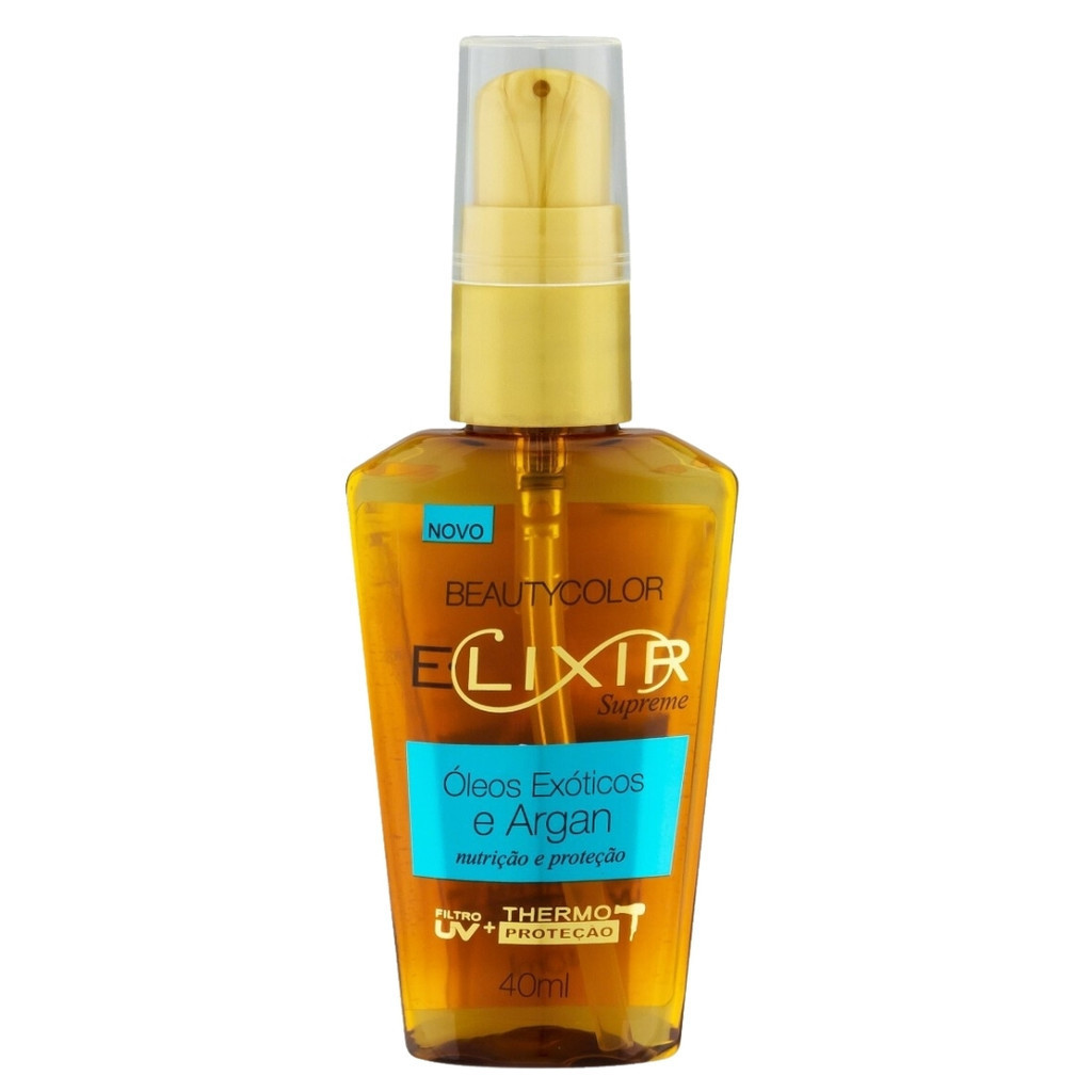 Elixir Beauty Color Óleos Exóticos E Argan Nutritivo Capilar Supreme ...