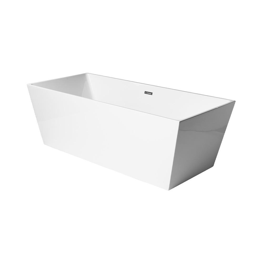 Banheira Freestanding Imersao Safira Pingoo - Branca