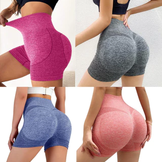 Short Legging Fitness Academia Levanta Bumbum Cintura Alta