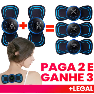 Paga 2 e ganhe 3 ! Mini Massageador Relaxante Muscular Portátil Elétrico Recarregável