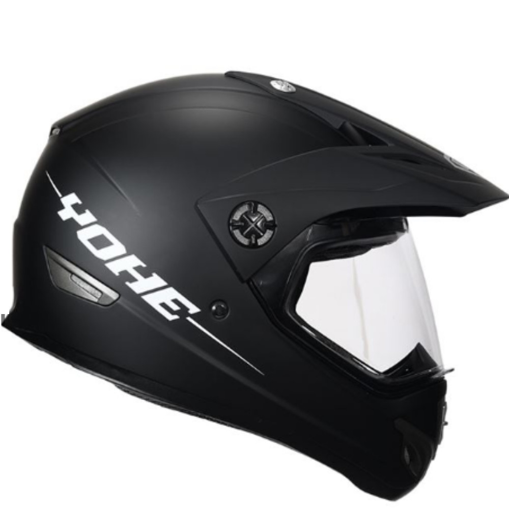 Capacete Yohe Trail Sport Cross Preto Fosco