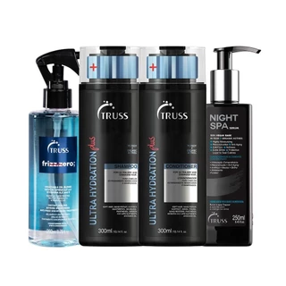 Truss Kit Ultra Hydration Plus Frizz Night Spa (4 Produtos)