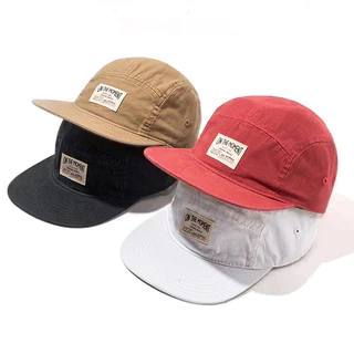 Chapéu De Cinco Painéis/cap Homens 5 Boné Unissex De Baseball Visor Plano Mulheres Algodão Lavado Snapback Bonés Youth Hip Hop Tide Card Five Painels premium