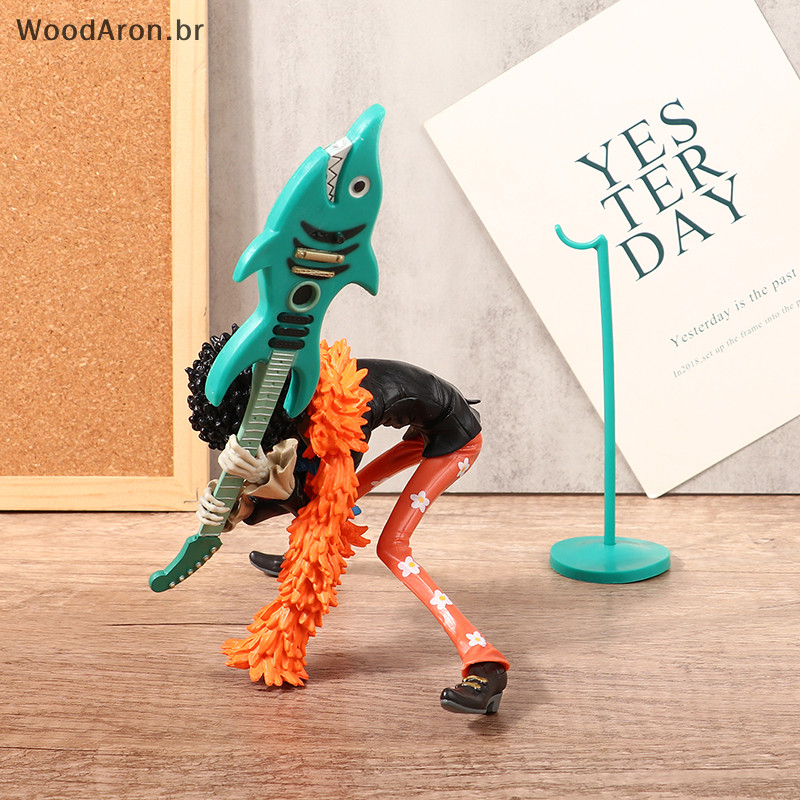 WoodAron Novo Anime One Piece Figura Brook King Of Souls Músico Manga ...