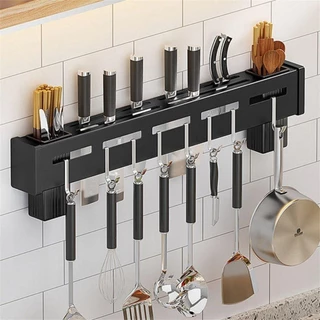 Suporte Para Armazenamento De Facas Ganchos Talheres Utensílios De Cozinha De Ferro