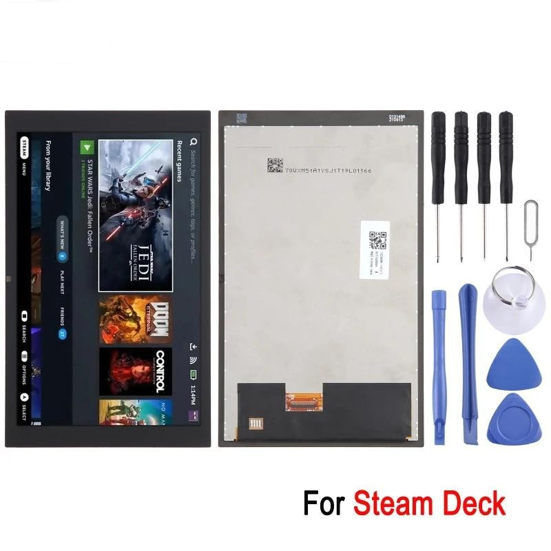 Tela LCD Para Console De Jogos Steam Deck Display Com Digitalizador Acessórios De Reparo De Montagem Completa Peça De Reposição