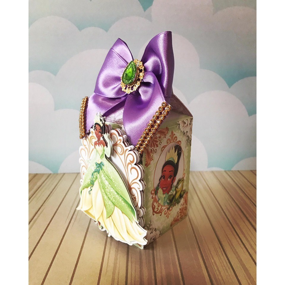 20 Caixa Milk - Princesa e o Sapo - Personalizado - | Shopee Brasil
