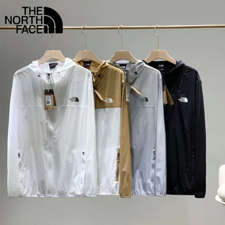 The North Face O Protetor Solar Unisexo Original Vestuário De Proteção Fino Com Capuz Casaco Liso