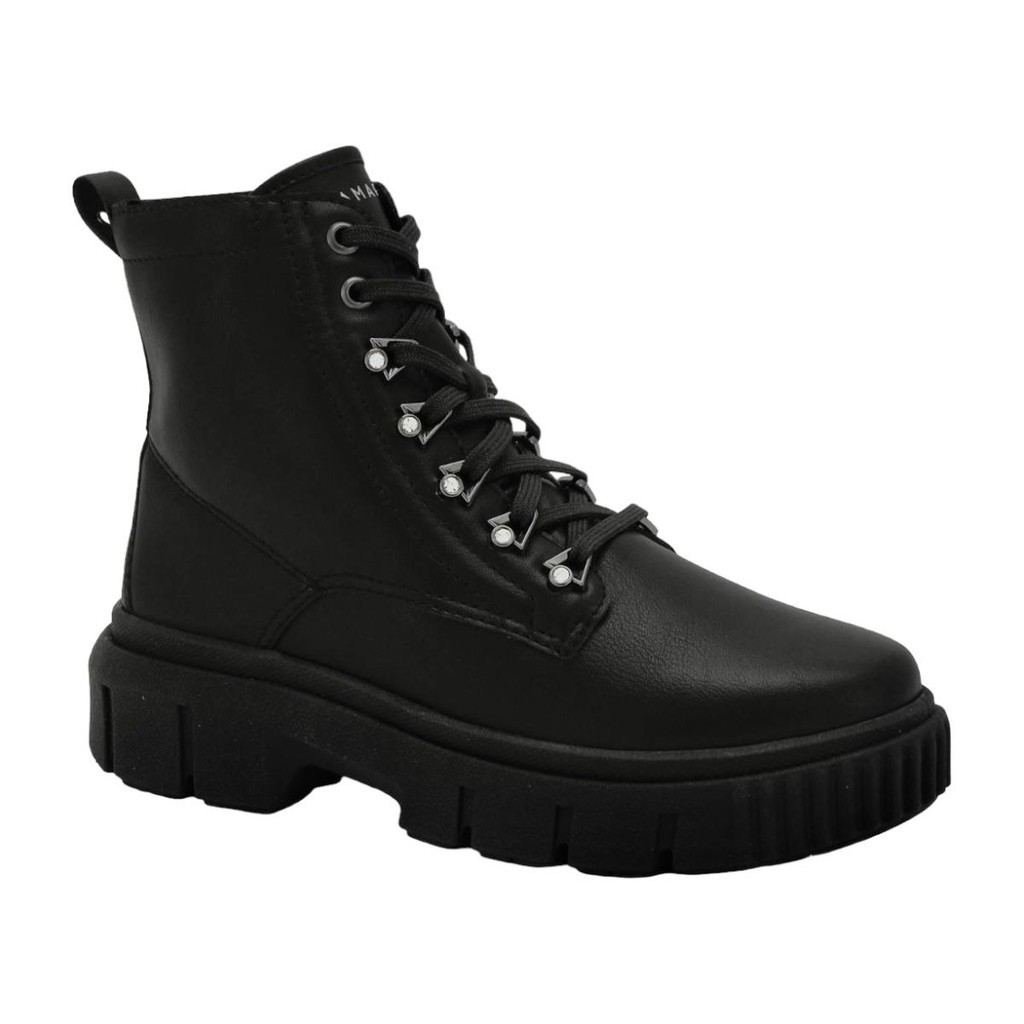 Bota Ramarim 2499102 Coturno Tratorado Salto Grosso Cadarço